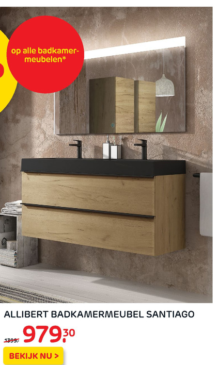 Allibert badmeubel folder aanbieding bij Praxis -