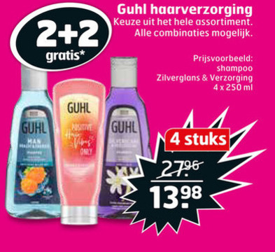 Guhl   conditioner, haarverzorging folder aanbieding bij  Trekpleister - details