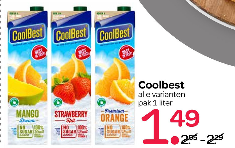 Coolbest   vruchtensap folder aanbieding bij  Spar - details