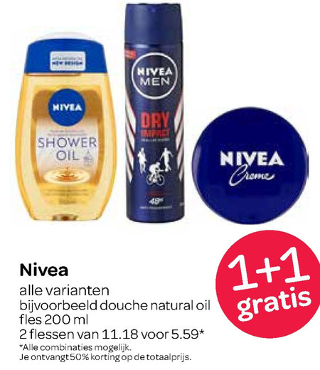 Nivea   douchegel, deodorant folder aanbieding bij  Spar - details