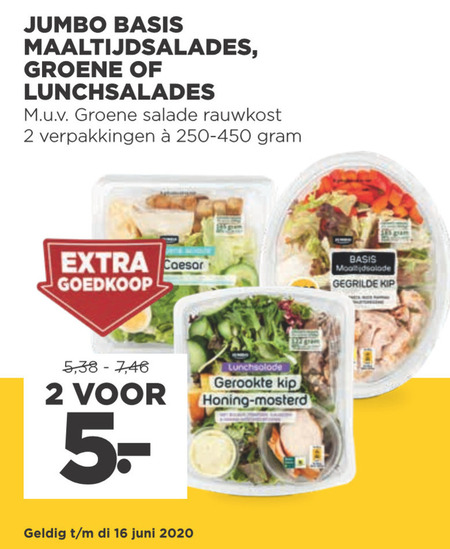 Jumbo Huismerk   salade, maaltijdsalade folder aanbieding bij  Jumbo - details