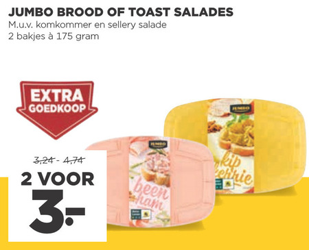 Jumbo Huismerk   salade folder aanbieding bij  Jumbo - details