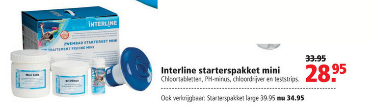 Interline   zwembad onderhoud folder aanbieding bij  Welkoop - details