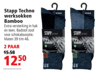 Stapp   werksokken folder aanbieding bij  Welkoop - details