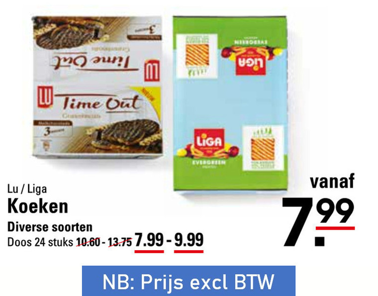 Lu   biscuits folder aanbieding bij  Sligro - details