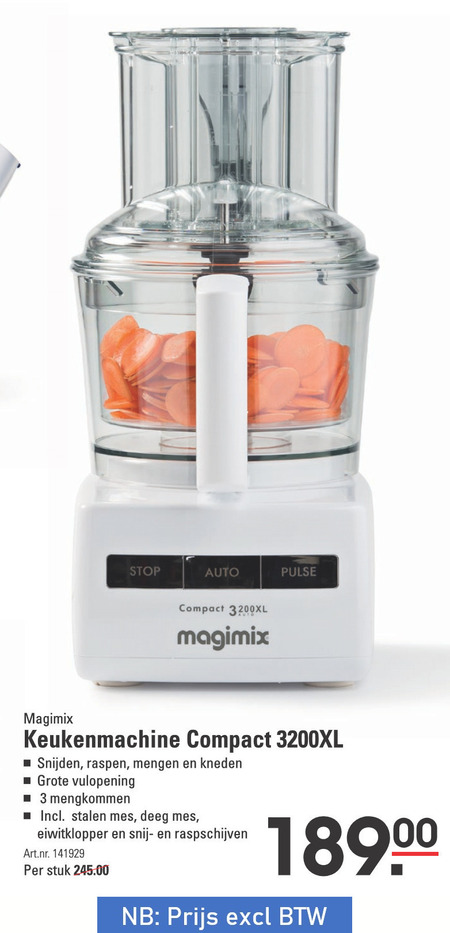 Magimix   foodprocessor folder aanbieding bij  Sligro - details