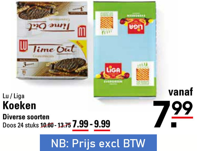 Lu   biscuits folder aanbieding bij  Sligro - details