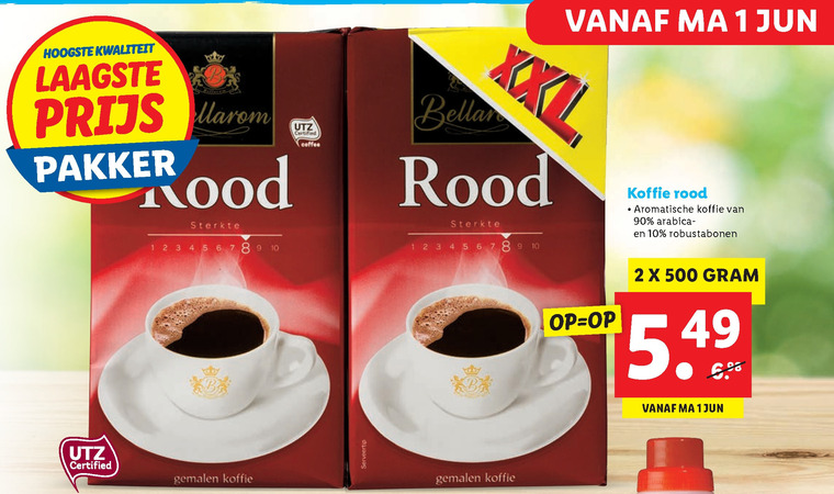 Bellarom   koffie folder aanbieding bij  Lidl - details