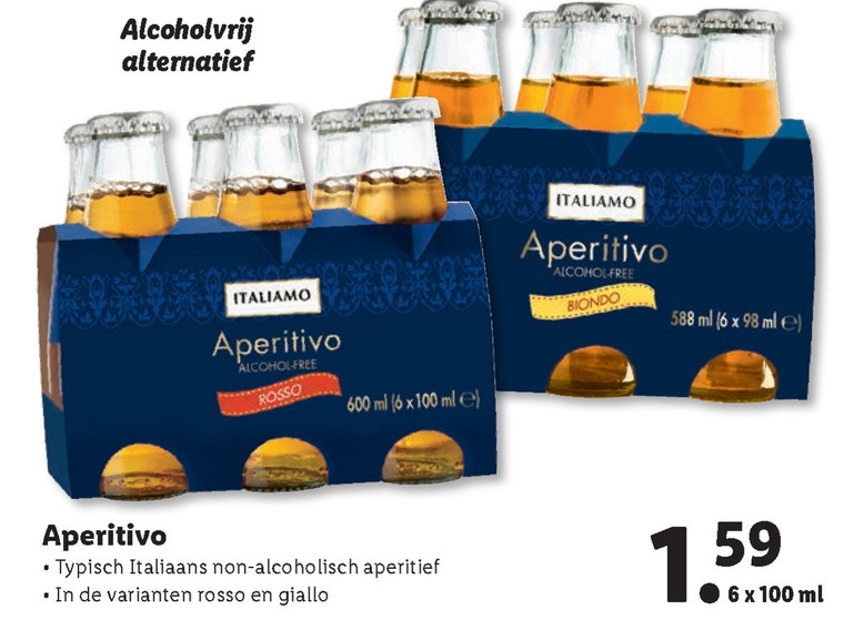 Italiamo   aperitief folder aanbieding bij  Lidl - details