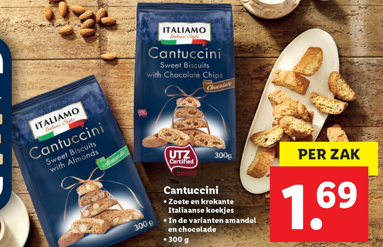 Italiamo   biscuits folder aanbieding bij  Lidl - details