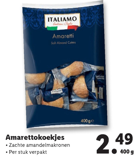 Italiamo   biscuits folder aanbieding bij  Lidl - details