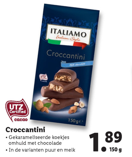 Italiamo   chocolade folder aanbieding bij  Lidl - details