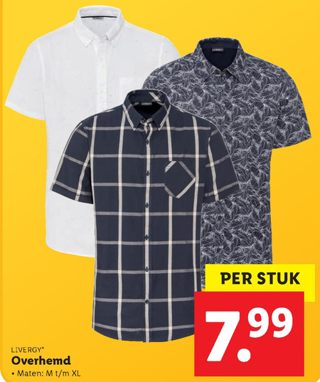 Livergy   overhemd folder aanbieding bij  Lidl - details