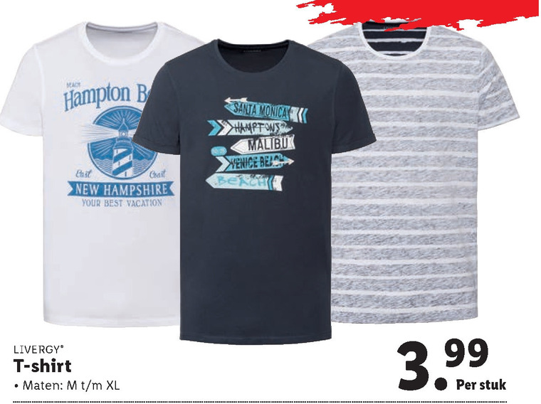 Livergy   heren t-shirt folder aanbieding bij  Lidl - details