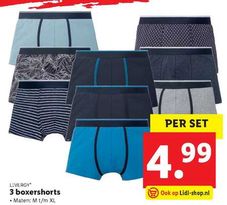 Livergy   heren boxershort folder aanbieding bij  Lidl - details