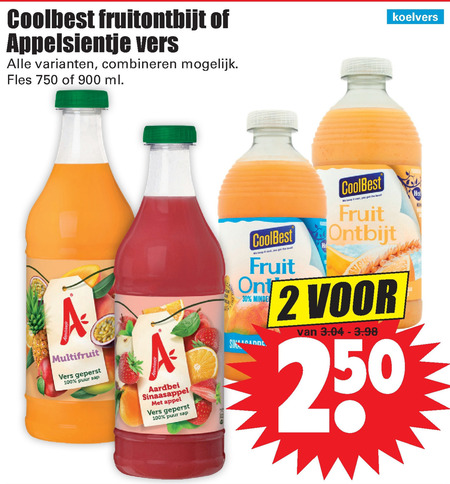 Appelsientje   vruchtensap folder aanbieding bij  Dirk - details