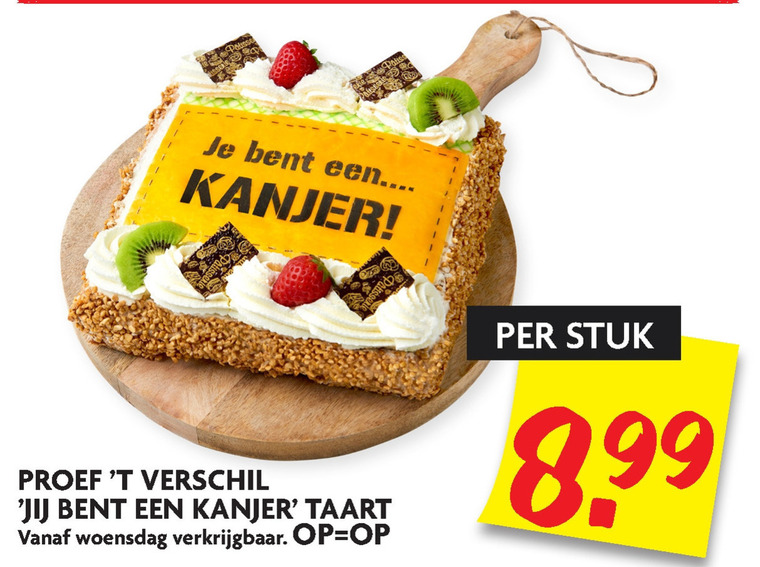 Proef t Verschil   taart folder aanbieding bij  Dekamarkt - details