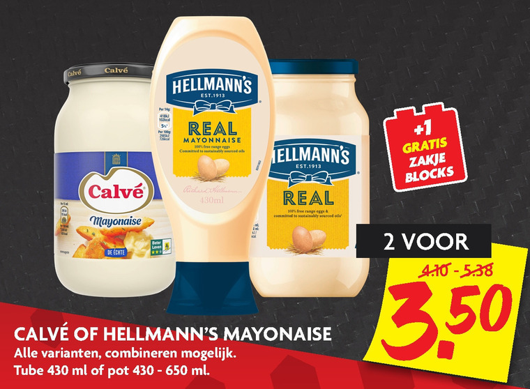 Calve   mayonaise folder aanbieding bij  Dekamarkt - details