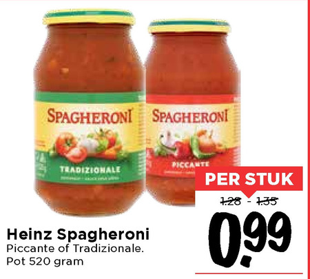 Heinz   pastasaus folder aanbieding bij  Vomar - details