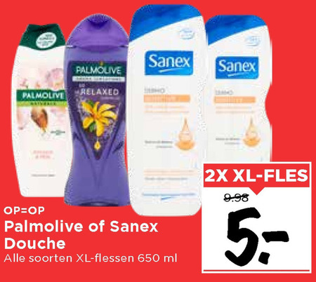 Sanex   douchegel folder aanbieding bij  Vomar - details