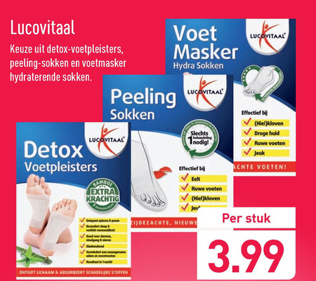 Lucovitaal   voetverzorging folder aanbieding bij  Aldi - details