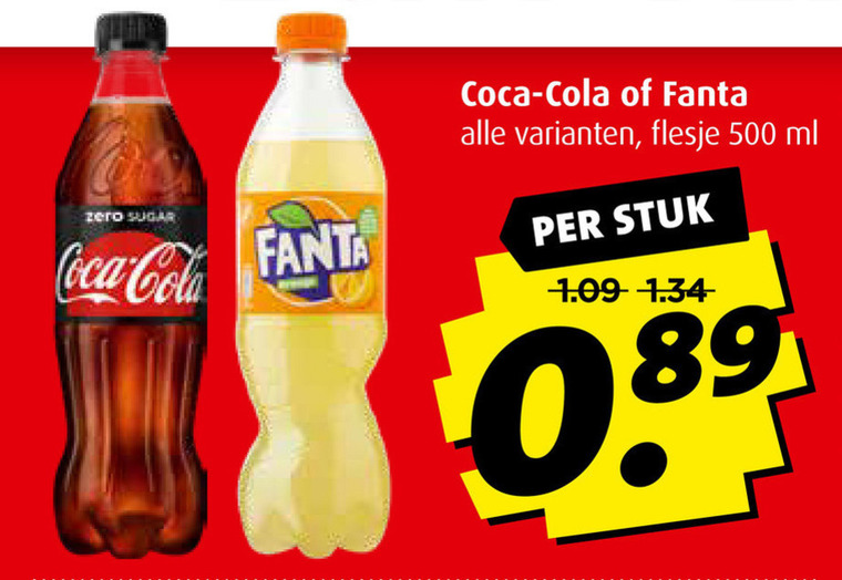 Fanta   frisdrank, cola folder aanbieding bij  Boni - details