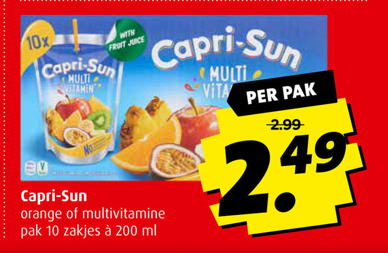 Capri-Sun   fruitdrank folder aanbieding bij  Boni - details