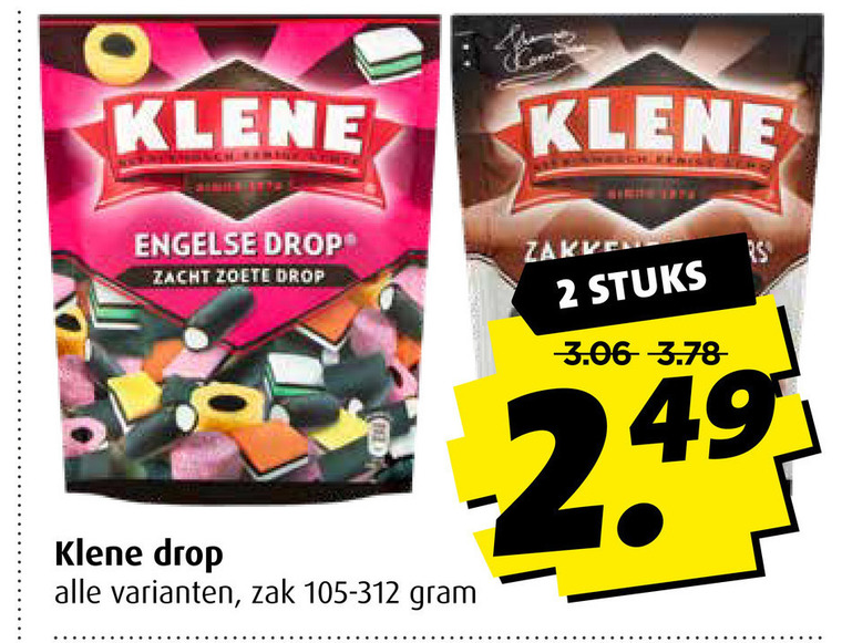 Klene   drop folder aanbieding bij  Boni - details