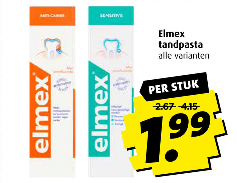 Elmex   tandpasta folder aanbieding bij  Boni - details