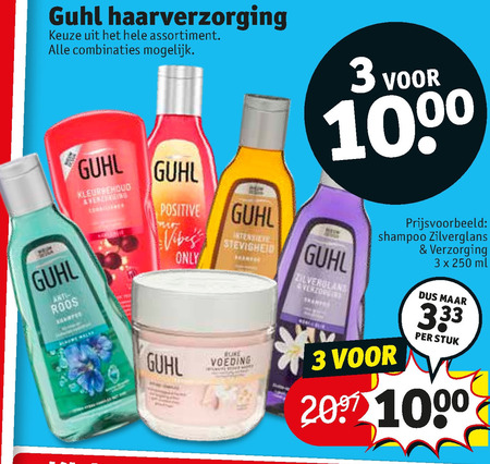 Guhl   haarverzorging, conditioner folder aanbieding bij  Kruidvat - details