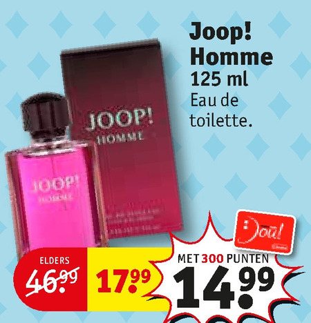 Joop   eau de toilette folder aanbieding bij  Kruidvat - details