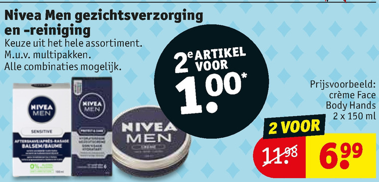 Nivea   heren gezichtsverzorging folder aanbieding bij  Kruidvat - details