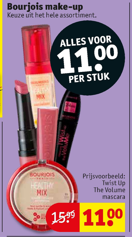 Bourjois   oogschaduw, foundation folder aanbieding bij  Kruidvat - details