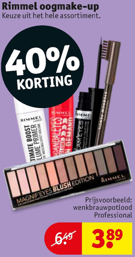 Rimmel   lipstick, nagellak folder aanbieding bij  Kruidvat - details