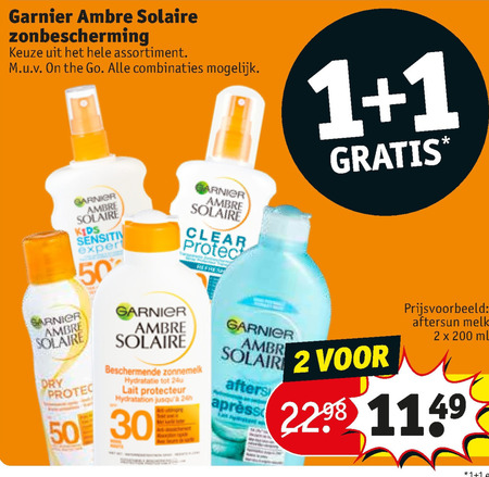 Ambre Solaire   zonnebrandolie, aftersun folder aanbieding bij  Kruidvat - details