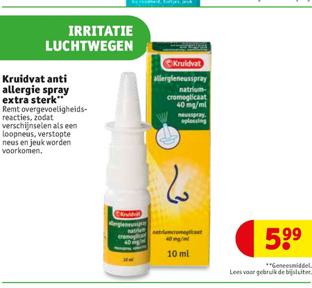 Kruidvat Huismerk   neusspray folder aanbieding bij  Kruidvat - details