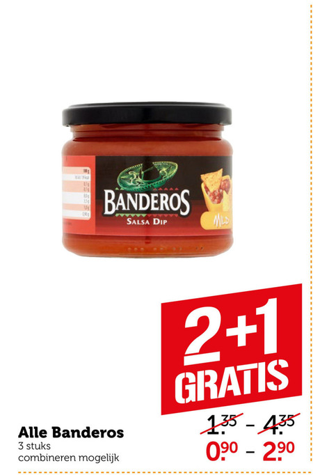 Banderos   maaltijdmix, tortilla folder aanbieding bij  Coop - details