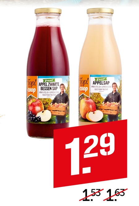 Coop Huismerk   appelsap, fruitdrank folder aanbieding bij  Coop - details