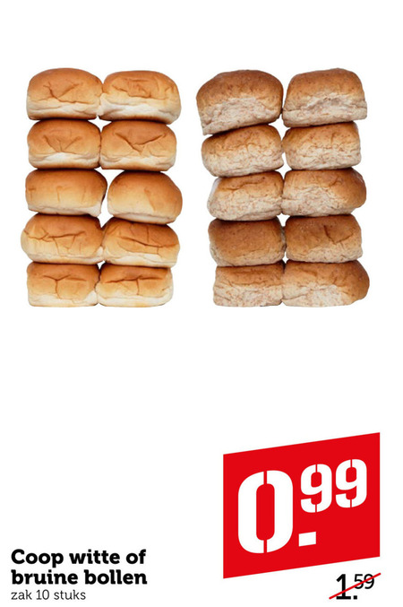 Coop Huismerk   bolletjes folder aanbieding bij  Coop - details