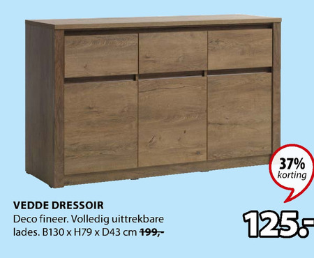 produceren St Willen dressoir folder aanbieding bij Jysk - details