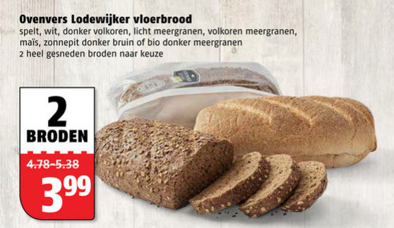 Lodewijker   brood folder aanbieding bij  Poiesz - details