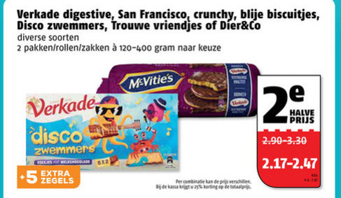 McVities   biscuits, kinderbiscuit folder aanbieding bij  Poiesz - details