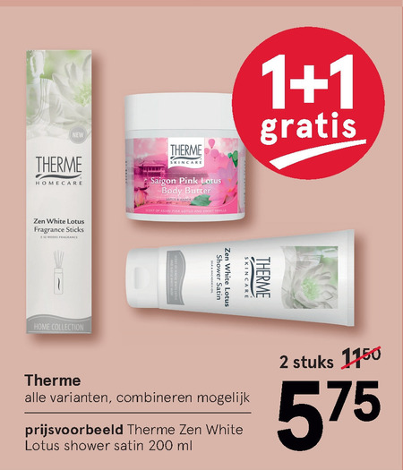 Therme   bodylotion folder aanbieding bij  Etos - details