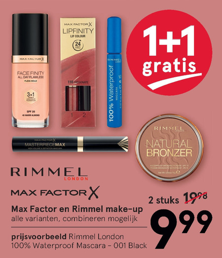 Rimmel   lipstick, lipgloss folder aanbieding bij  Etos - details