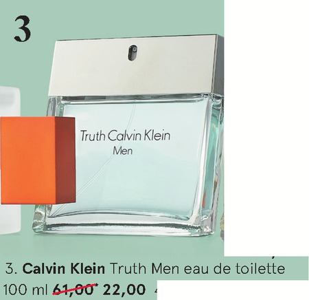 Calvin Klein   eau de toilette folder aanbieding bij  Etos - details