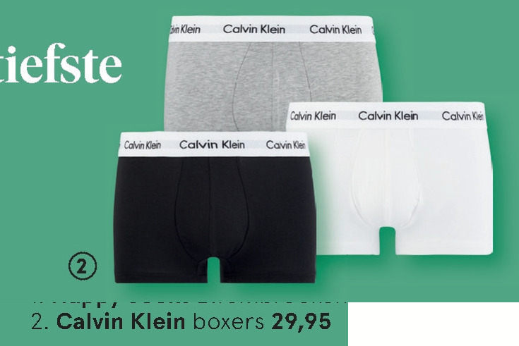 Calvin Klein   heren boxershort folder aanbieding bij  Etos - details