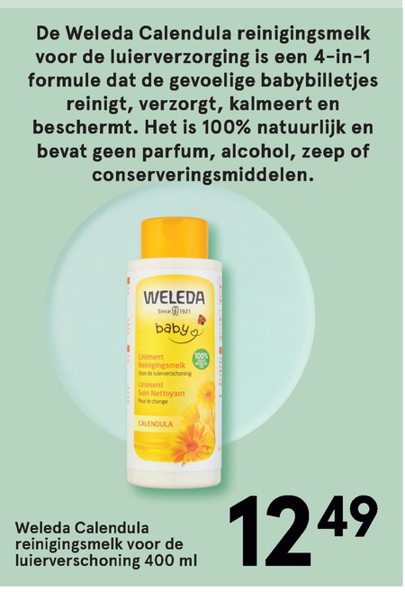 Weleda   reinigingslotion folder aanbieding bij  Etos - details