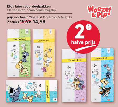 Etos Huismerk   luiers folder aanbieding bij  Etos - details