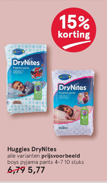 DryNites   luierbroekjes folder aanbieding bij  Etos - details