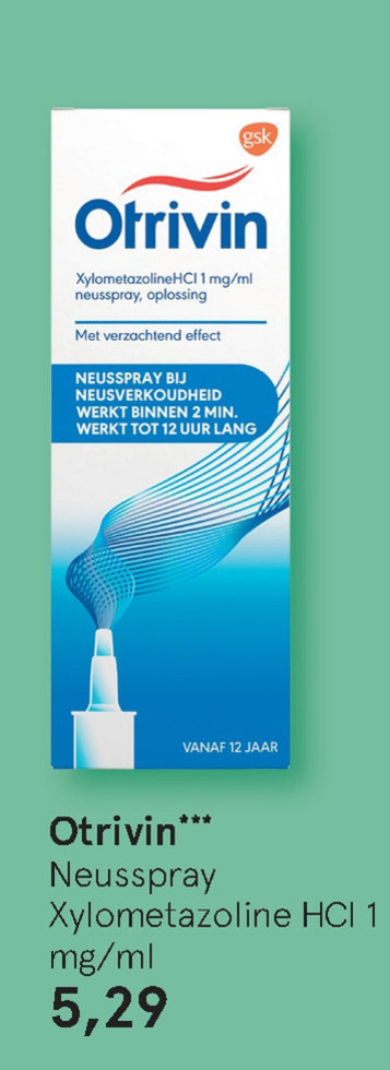 Otrivin   neusspray folder aanbieding bij  Etos - details